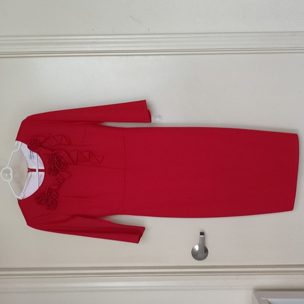 Red party dress size S
